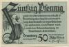 Dramburg (heute: PL-Drawsko Pomorskie) - Kreis - 6.8.1920 - 50 Pfennig 