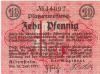 Allenstein - Stadt - 15.7.1917 - 10 Pfennig 