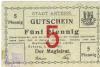 Artern - Stadt - 1.5.1917 - 5 Pfennig 