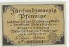Aschersleben - Stadt - 5.3.1920 - 31.3.1921 - 25 Pfennig 