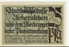 Aschersleben - Stadt - 1.12.1921 - 1.3.1922 - 25 Pfennig 