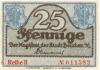 Beuthen (heute: PL-Bytom Odrzanski) - Stadt - - 31.12.1921 - 25 Pfennig 