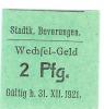 Beverungen - Stadt - - 31.12.1921 - 2 Pfennig 