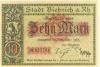 Biebrich (heute: Wiesbaden) - Stadt - 1918 - 1.2.1919 - 10 Mark 