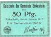 Birkenhain (heute: PL-Brzeziny Slaskie) - Gemeinde - 9.1.1917 - 31.3.1917 - 50 Pfennig 
