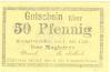Bischofswerder (heute: PL-Biskupiec Pomorski) - Stadt - 1.7.1920 - 50 Pfennig 
