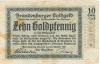 Brandenburg - Stadt - 27.10.1923 - 10 Goldpfennig 