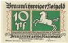 Braunschweig - Braunschweigische Staatsbank - 1.5.1921 - 1.5.1923 - 10 Pfennig 