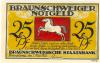 Braunschweig - Braunschweigische Staatsbank - 1.5.1921 - 1.5.1923 - 25 Pfennig 