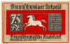Braunschweig - Braunschweigische Staatsbank - 1.5.1921 - 1.5.1923 - 75 Pfennig 