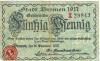 Bremen - Finanzdeputation (Stadtkämmerei) - 15.12.1917 - 50 Pfennig 