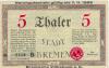 Bremen - Bremische Volksbank eG, Argo Haus, Tiefer 12 - - 7.11.1986 - 5 Thaler 