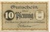 Crimmitschau - Stadt - - 31.12.1918 - 10 Pfennig 