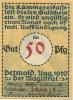 Detmold - Stadt - August 1920 - 50 Pfennig 