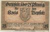 Diepholz - Kreis - 1.9.1920 - 25 Pfennig 