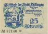 Dillingen - Stadt - 1.5.1920 - 1.9.1921 - 25 Pfennig 