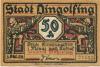 Dingolfing - Stadt - 1.10.1920 - 50 Pfennig 
