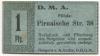 Dresden - Dresdner Milchversorgungs-Anstalt eGmbH, Filiale Pirnaische Str. 38 - -- - 1 Pfennig 