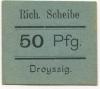 Droyßig - Scheibe, Richard, Materialwarenhandlung - -- - 50 Pfennig 