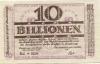 Duisburg - Stadt - 25.9.1923 - 10 Billionen Mark 