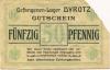 Dyrotz (heute: Wustermark) - Gefangenenlager - -- - 50 Pfennig 