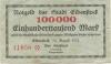 Eibenstock - Stadt - 20.8.1923 - 100000 Mark 
