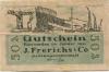 Einswarden (heute: Nordenham) - Frerichs, J. & Co AG, Werft - Januar 1921 - 50 Pfennig 