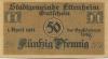 Ettenheim - Stadt - 1.4.1921 - 50 Pfennig 
