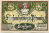 Friesack - Stadt - November 1921 - 25 Pfennig 