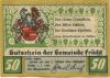 Frücht - Gemeinde - 1.1.1922 - 50 Pfennig 