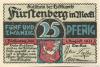 Fürstenberg - Stadt - 1.8.1921 - 25 Pfennig 