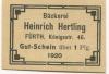 Fürth - Hertling, Heinrich, Königstr. 48 - 1920 - 1 Pfennig 