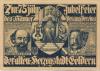 Geldern - Männergesangverein - 19.8. - 21.8.1922 - 75 Pfennig 