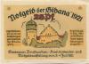 Gießen - Gießener Briefmarken-, Ansichtskarten- und Notgeldausstellung - 2.- 4.7.1921 - 25 Pfennig 