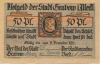 Grabow - Stadt - - 31.12.1922 - 50 Pfennig 