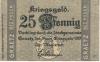 Grätz (heute: PL-Grodzisk Wielkopolski) - Stadt - 1917 - 25 Pfennig 