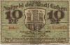 Guben - Stadt - 1.5.1920 - 10 Pfennig 