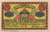 Hamburg-Sankt Georg - Wichmann, Rudolf, Universal Postkarten-Zentrale, Steindamm 101 - 1.6.1921 - 1.9.1922 - 75 Pfennig 