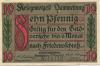 Hammelburg - Stadt - 10.3.1918 - 10 Pfennig 