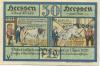 Heeßen - Gemeinde -  1.1.1921 -  1.4.1921 - 50 Pfennig 