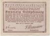 Heide - Kreis Norderdithmarschen - 12.11.1923 - 20 Gold-Pfennig 