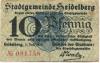 Heidelberg - Stadt - 1.7.1917 - 10 Pfennig 