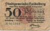 Heidelberg - Stadt - 1.7.1917 - 50 Pfennig 