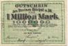 Höchst - Kreis - 10.8.1923 - 1 Million Mark 
