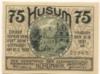 Husum - Kleinsiedlung Nordmark - 15.9.1921 - 31.3.1922 - 75 Pfennig 