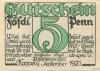 Kappeln - Lass, Wilhelm, Zigarrenversand - September 1921 - 50 Pfennig 