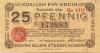 Köln - Stadt - 1.10.1920 - 25 Pfennig 