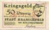Kranichfeld - Stadt - 1918 - 50 Pfennig 