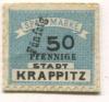 Krappitz (heute: PL-Krapkowice) - Stadt - -- - 50 Pfennig 