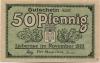Lieberose - Stadt - November 1919 - 50 Pfennig 